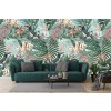 Tropical Palms & Birds Wall Mural by Uta Naumann