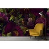 Lush Dark Roses Flower Garden Wall Mural by Uta Naumann