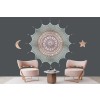 Mandala - Pink and Teal Wall Mural by Andrea Haase