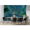Mineral Glamour - Blue Wall Mural by Andrea Haase