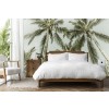 Lovely Vintage Palm Trees Wall Mural by Melanie Viola