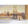 Manhattan Reflection Wall Mural by Marilyn Hageman