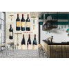 Red Wine Collage Wall Mural by Michael Clark