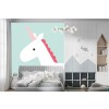 Unicorn Wall Mural by Ann Kelle