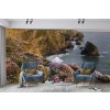 Evening Light Bedruthan Steps Wall Mural by Andrew Wheatley
