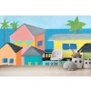 Beachfront Property II Wall Mural by Jan Weiss