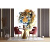 Tiger Strokes Wall Mural by Robert Campbell