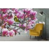 Magnolia & Warbler Wall Mural by Chris Vest