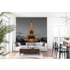 Yellow Eiffel Tower Wall Mural by Richard Silver