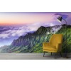 Evening Light on Kalalau Valley Wall Mural by Russ Bishop - Danita Delimont