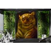 Tiger Portrait Wall Mural by Claudia McKinney