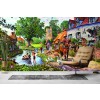 Village in Summer Wall Mural by Steve Crisp