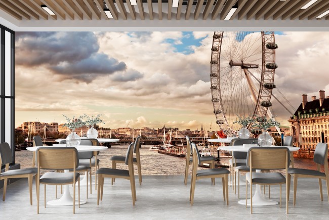 Weinlese London Fototapete Stadt Skyline Tapete Wohnzimmer Schlafzimmer Foto Dekor