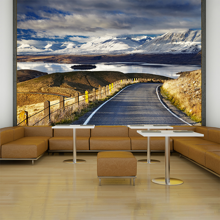 Tapete Berglandschaft - Fototapete, Tapete Berglandschaft ...