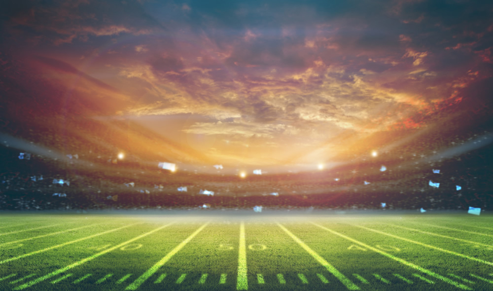 American Football Sport Pitch Wallpaper Wall Mural