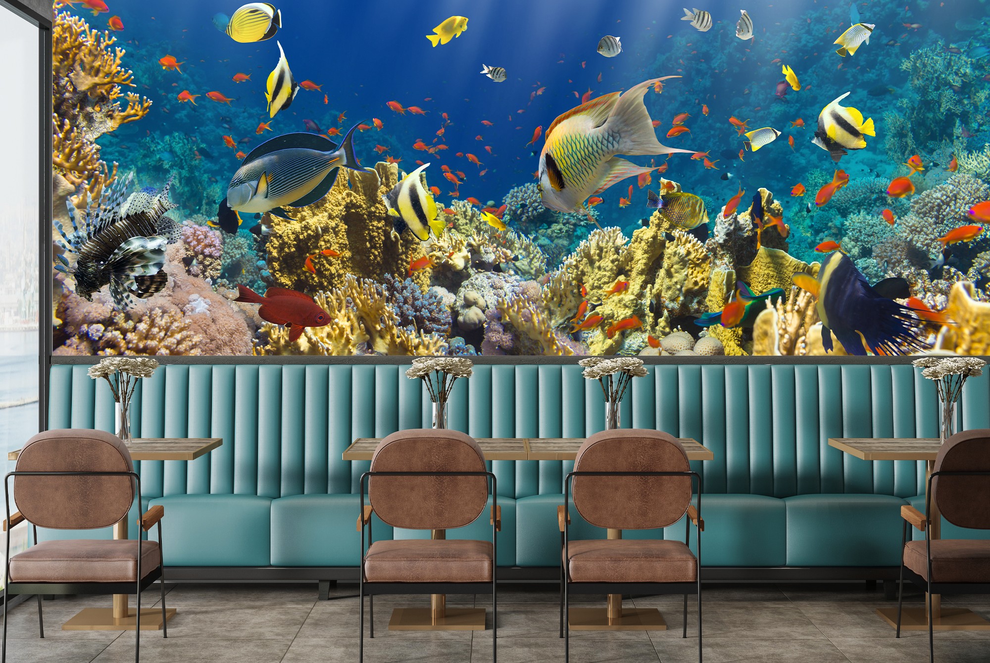 Unter Dem Meer Fototapete Tropischer Fisch Tapete Badezimmer Kinder Foto Inneneinrichtungen