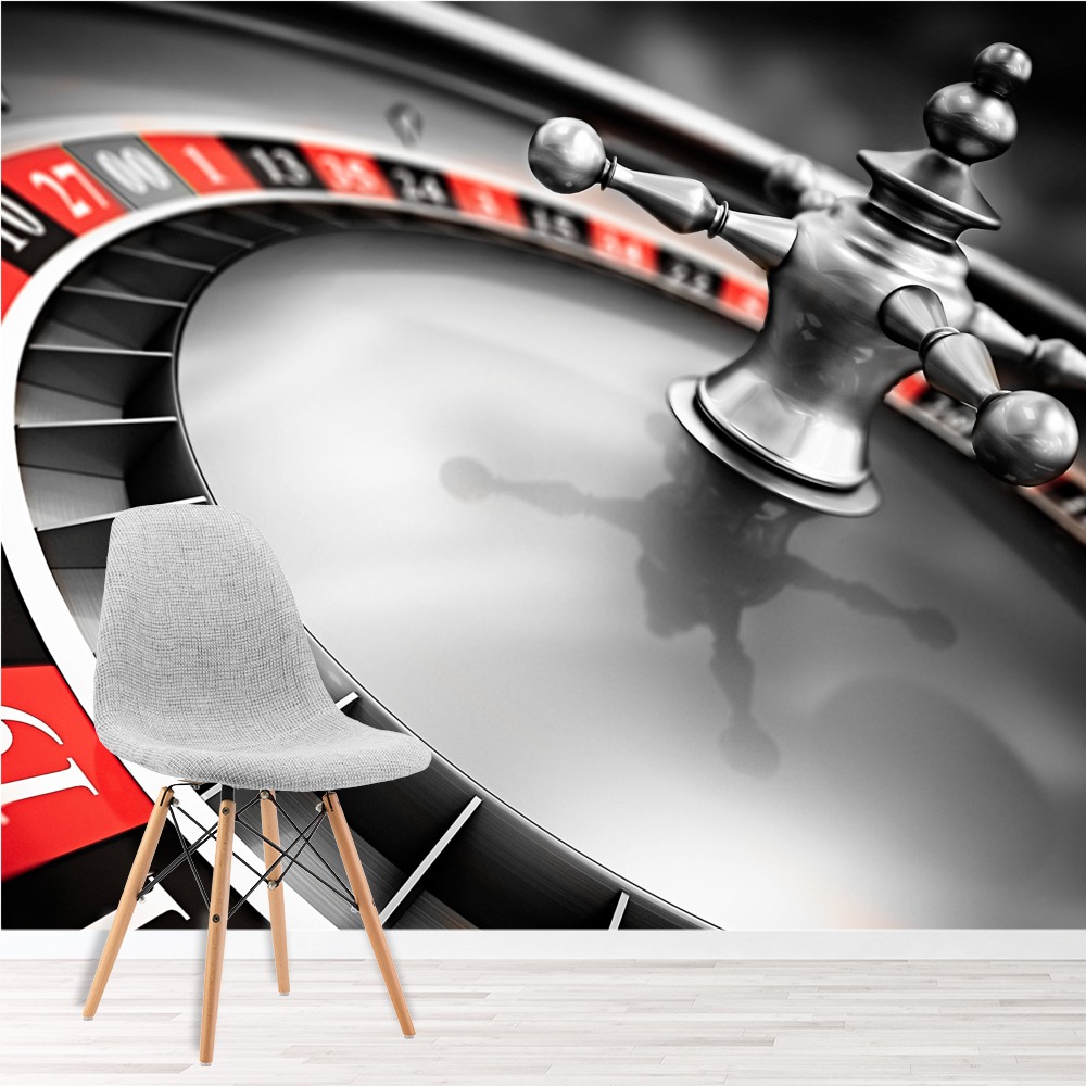 Roulette Table Casino Wallpaper Wall Mural