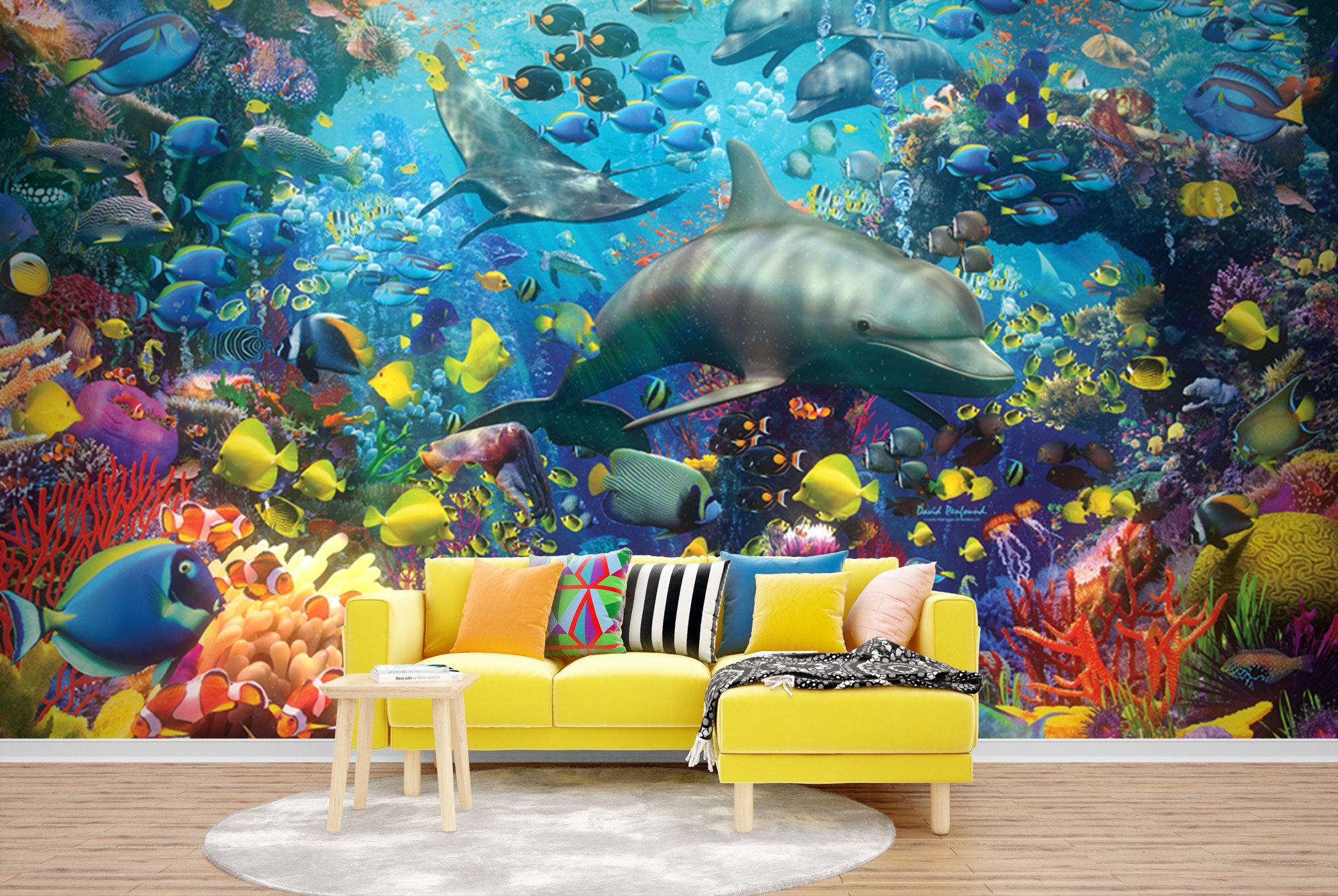 Das Rote Meer Wandgemälde von David Penfound, image size:2000x1340