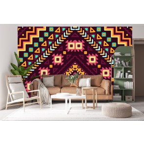 Aztec Chevron Wallpaper Wall Mural