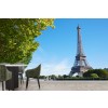 Paris Fototapete Eiffelturm Frankreich Tapete Wohnzimmer Schlafzimmer Foto-Dekor