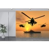 Apache Hubschrauber Fototapete Kriegsschiff Tapete Jungen Schlafzimmer Foto Inneneinrichtungen