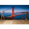 Golden Gate Bridge Fototapete Stadt Skyline Tapete Wohnzimmer Foto-Dekor