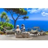 Blaues Meer Fototapete Amalfi Italien Tapete Wohnzimmer Schlafzimmer Foto-Dekor