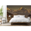 Nebelhafter Berg Fototapete Neuseeland Landschaft Tapete Schlafzimmer Foto-Dekor