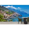 Amalfi Coast Mountain Village Wallpaper Wall Mural