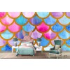 Mermaid Scales Fairytale Wallpaper Wall Mural