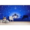 Nativity Scene Christmas Wallpaper Wall Mural