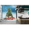 Christmas Tree & Presents Wallpaper Wall Mural