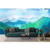 Mountain Landscape Watercolour Wallpaper Wall Mural