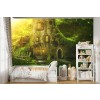 Fantasy Tree House Fairytale Wallpaper Wall Mural