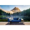 Lake Antorno Italy Mountain Landscape Wallpaper Wall Mural