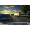 Sunset Lorry Wallpaper Wall Mural