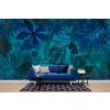 Blauer Dschungel Wandgemälde von Andrea Haase