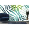 Tropisches Laubgrün Wandgemälde von Blue Banana