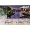 NYC Skyline at Twilight Wall Mural by Franklin Kearney