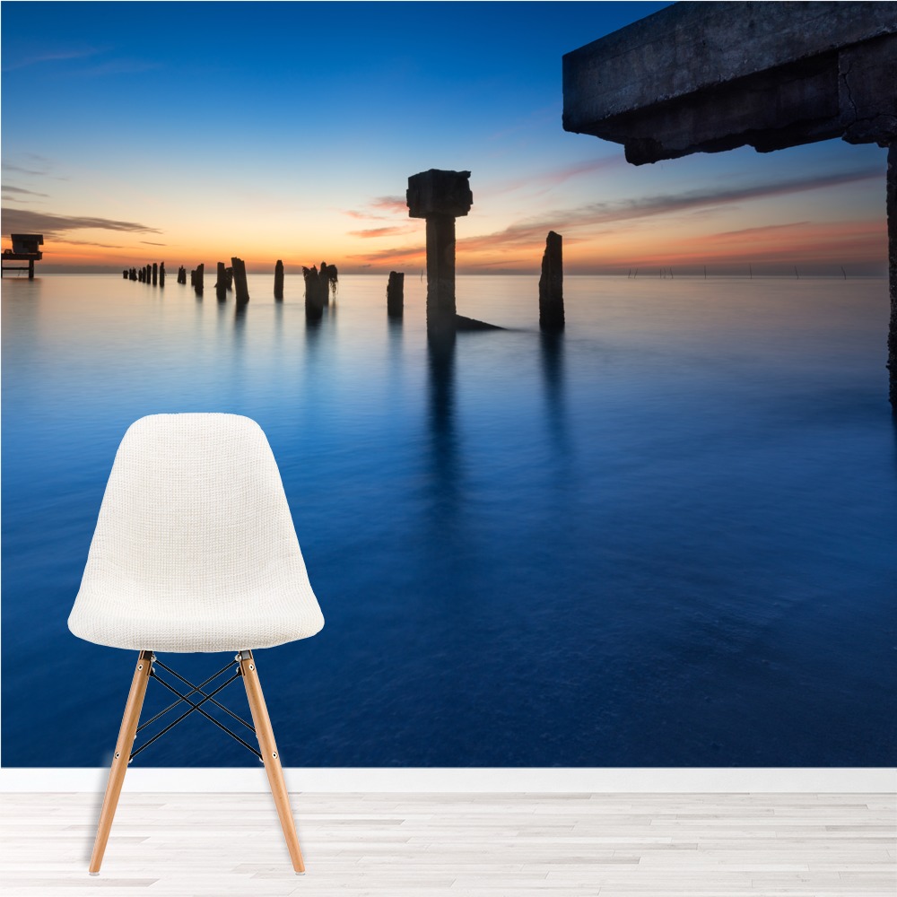 Océan bleu Papier Peint Photo Thaïlande Sunrise Papier ...