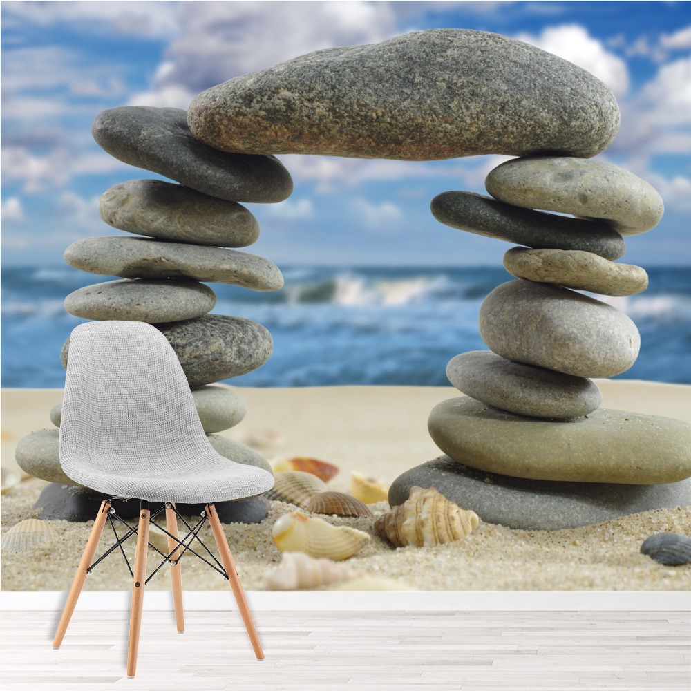 Wallpaper Plage De Galets Papier Peint Photo Mer Bleue Papier Peint Chambre Desktop Wallpaper