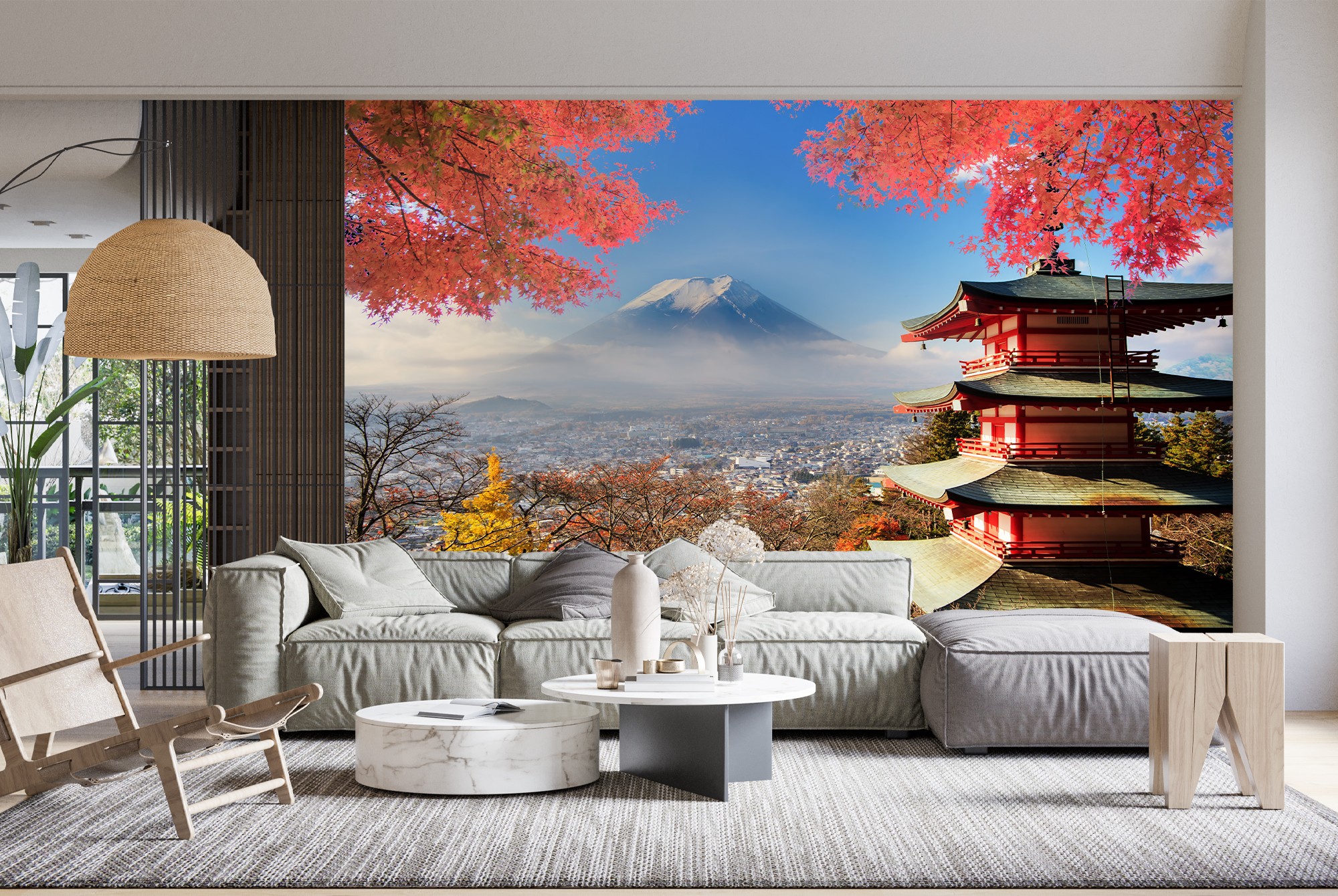 Mt Fuji Japon Papier Peint Photo Volcan Mountain Papier peint Lanscape Photo Décor à la maison