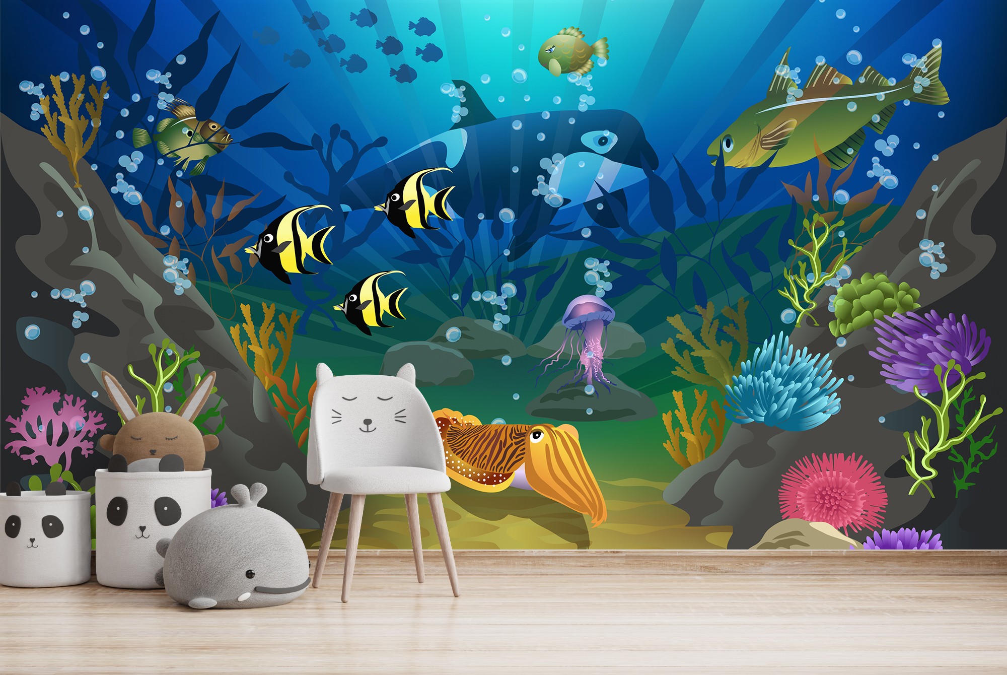 Sous la mer Papier Peint Photo Scène océanique Papier ...