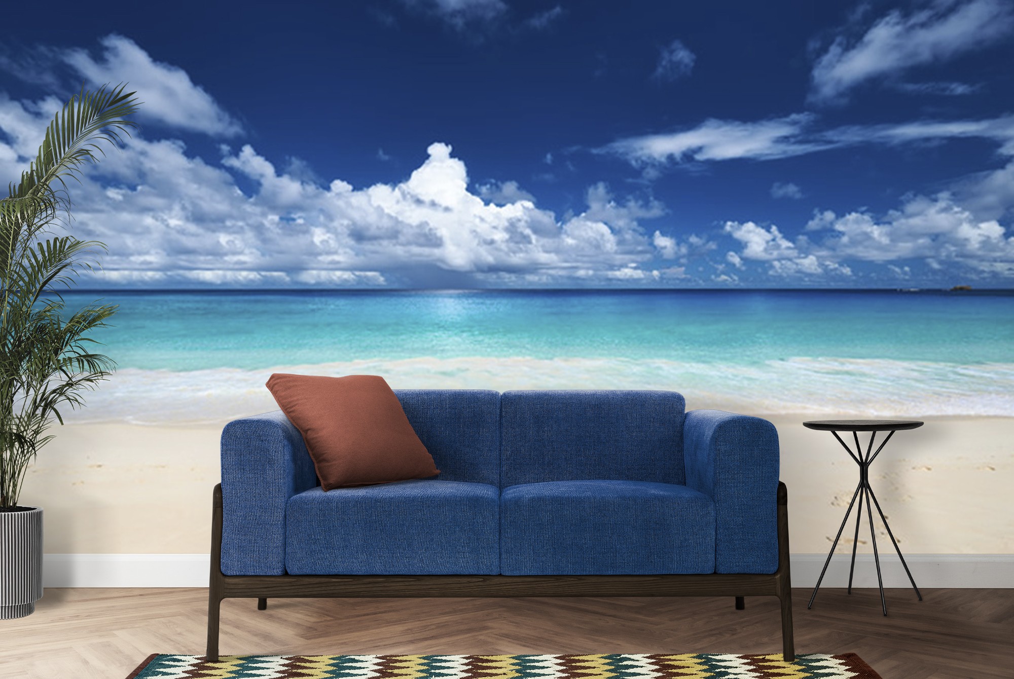 White Sand Beach Papier Peint Photo