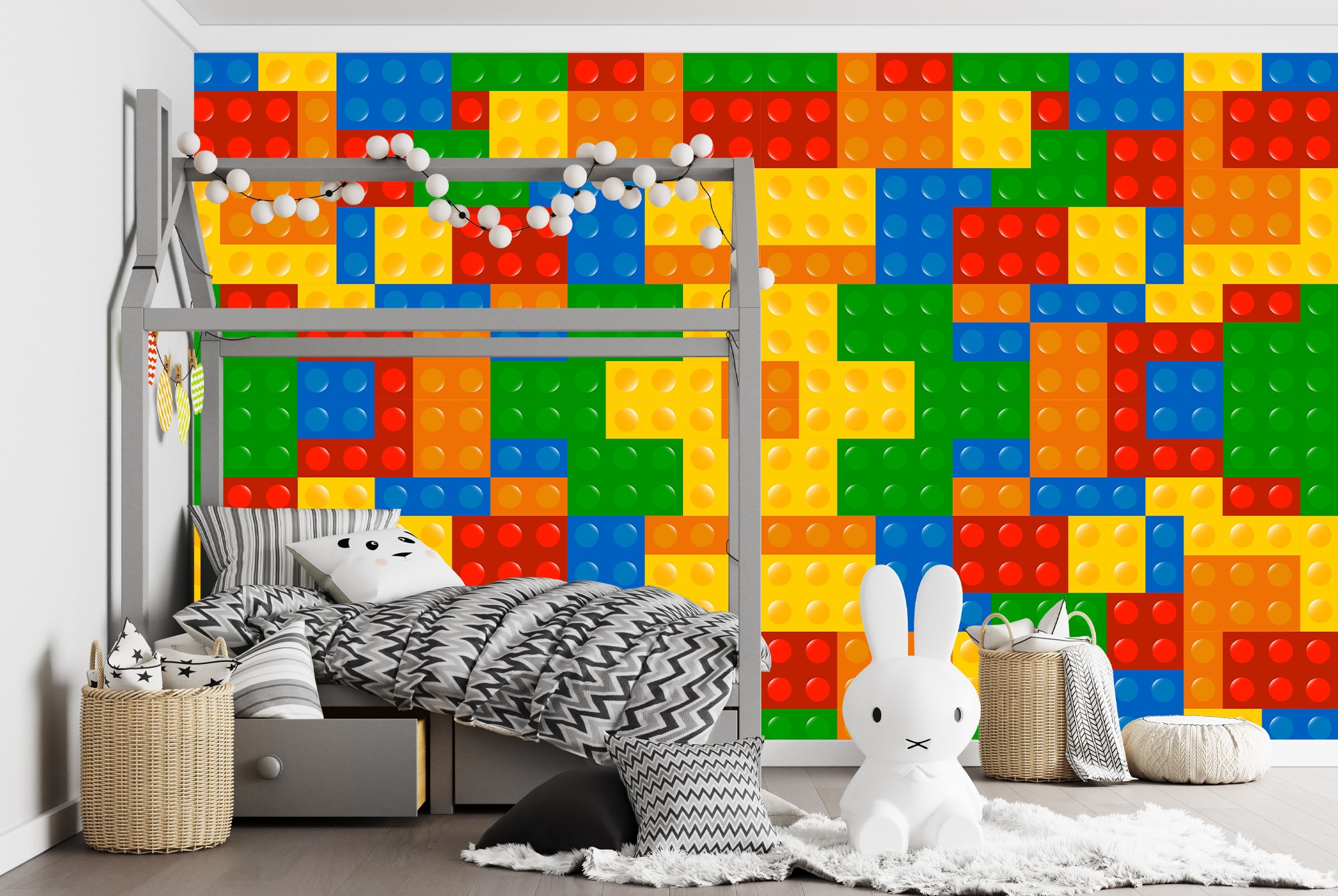 Lego Bricks Kids Wallpaper Wall Mural
