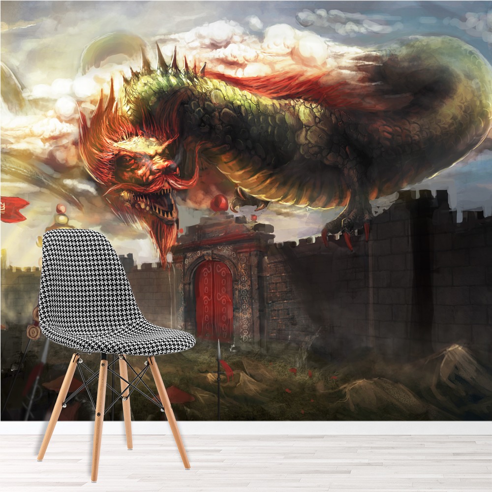 Chinese Dragon Fantasy Monster Wallpaper Wall Mural
