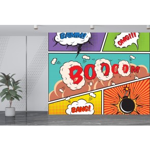 Comic Strip Speech Bubbles Wallpaper Wall Mural