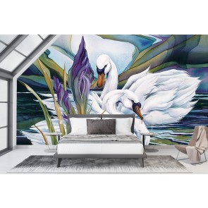 Everlasting Love Wall Mural by Jody Bergsma