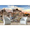 Rome Skyline Panoramic Papier Peint Photo Italie Papier peint Chambre à vivre Décor photo