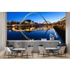 Newcastle City Skyline Papier Peint Photo Millennium Bridge Papier peint Bureau Décor photo